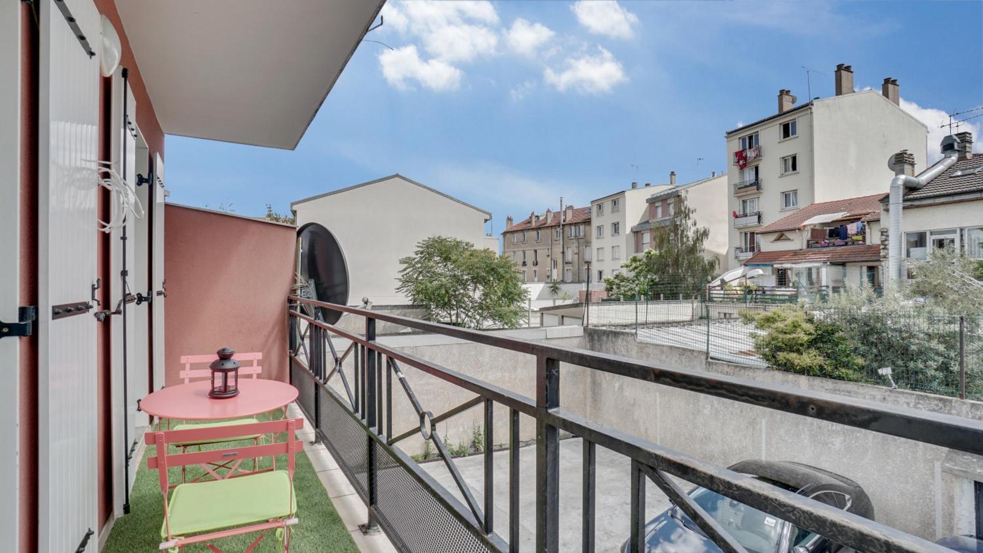 Chic Apart With Parking Near Paris 오베르빌리에 외부 사진