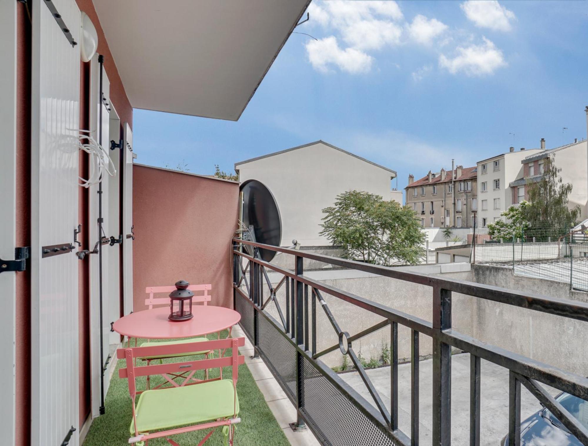 Chic Apart With Parking Near Paris 오베르빌리에 외부 사진